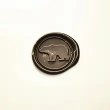 Медвежонок воск печать штамп медведь сургучные печати Индивидуальный восковой печати подарок Воск для обертывания печать вечерние было Печать Свадебные Приглашения Набор для сургучной печати