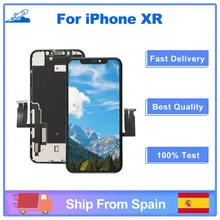 Ensemble écran tactile LCD de remplacement, 100% OEM, pour iphone XR, livraison depuis l'espagne