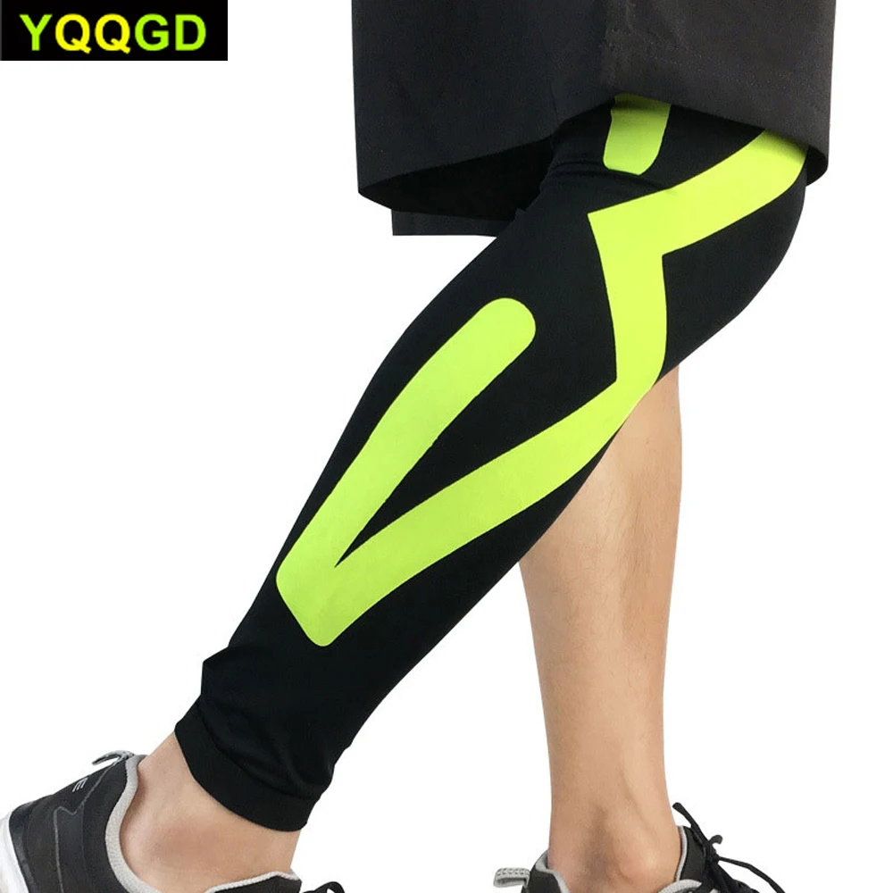 1 шт. Компрессионные рукава для ног наколенники спорта бега баскетбола