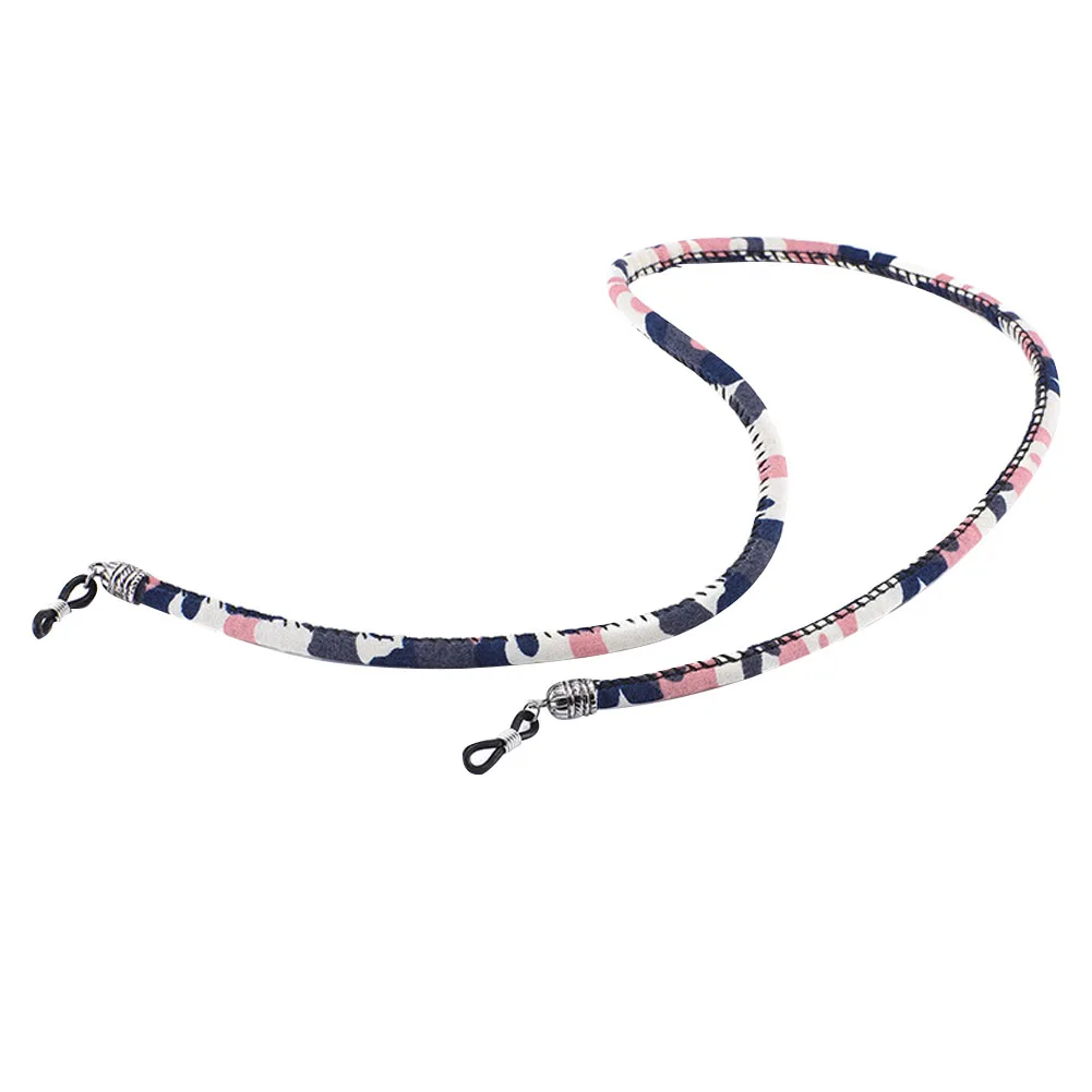 

Fixed Anti Slip Long Fashion Eyeglass Strap Decorative Camouflage Rope Lanyard Cotton Blend Holder Sports Reading Wear Resistant