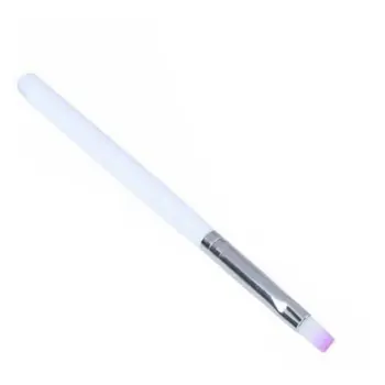 

Nail Art Brush White Rod Purple Hair Phototherapy Pen Flat Point Pen Phototherapy Nail Brush Gel Pen Nail Tools