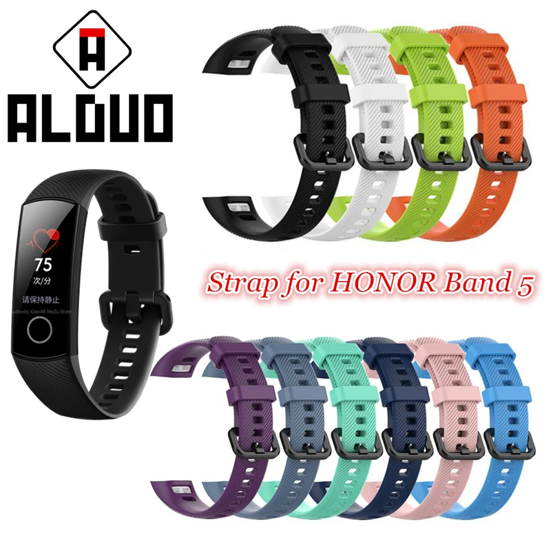 Силиконовый браслет на запястье для huawei Honor Band 5 4, умный спортивный браслет, сменный ремешок, Защитная пленка для Honor Band 45
