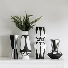 North Europe and The European Home Decoration Ceramic Vase Abstract StyleCrafts Decoration Retro Creative Flowers Device