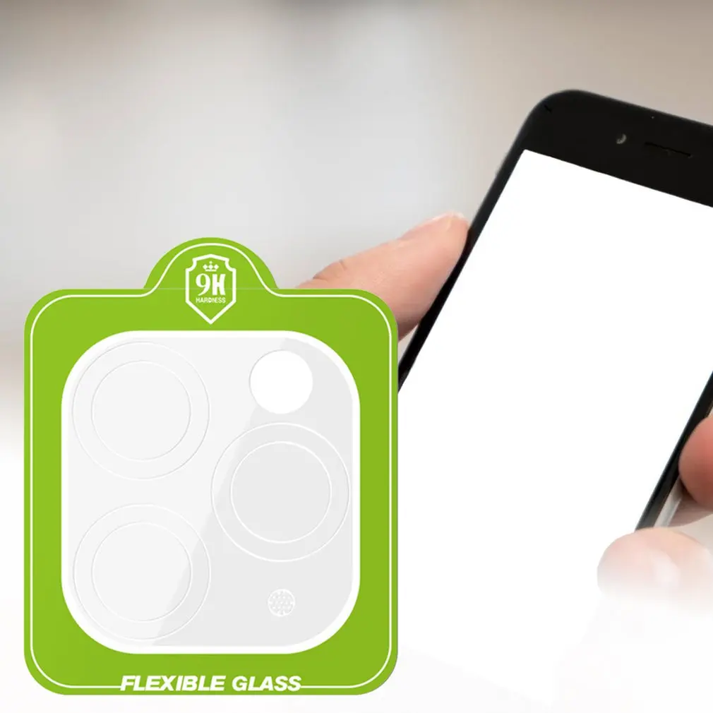 Metal Frame + Tempered Glass Back Full Cover Camera Lens Ring For iPhone 11 Pro Max Screen Protector Rear Protection Ring Case