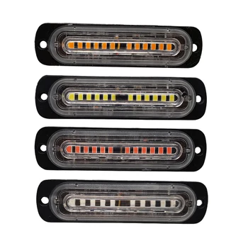 

12 Led Car Truck Emergency Flasher Strobe Warning Light Truck Trailers motocycle Flash Led Police Lights Flashing Marker Light