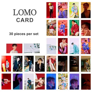 

30Pcs/Set Kpop Exo BAEKHYUN 8th Album Lomo Cards Self Made HD Paper Photo Card Photocard