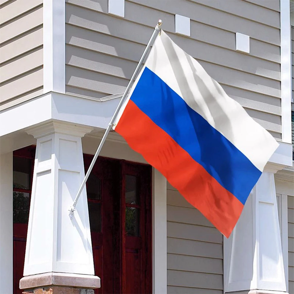 Russian Federation Flag 90x150cm Hanging big rus ru russia National flags  No Fade Polyeste for Festival Banner