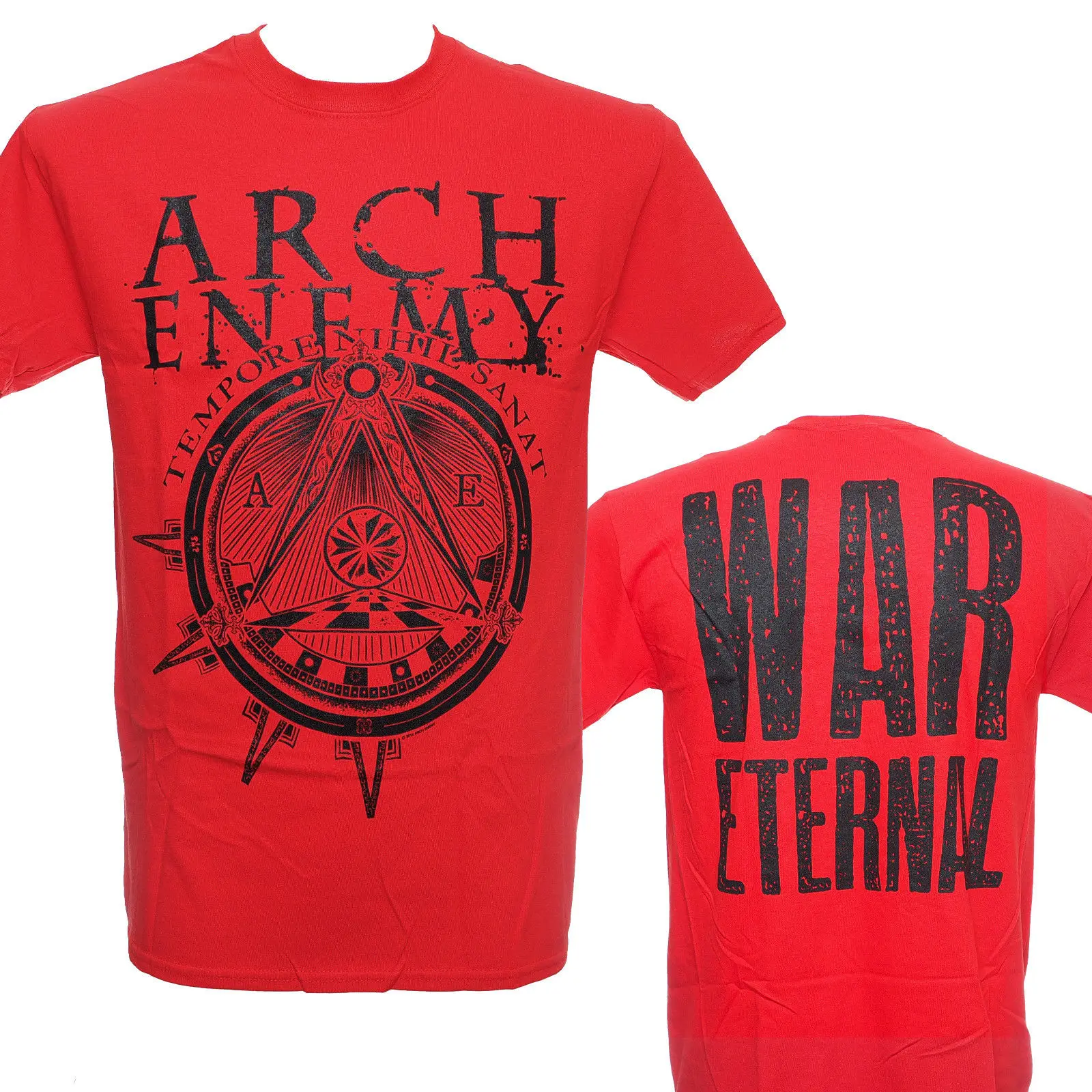 ARCH ENEMY - WAR ETERNAL RED-официальная Лицензионная Футболка-металл-Новинка S M XL хлопковые