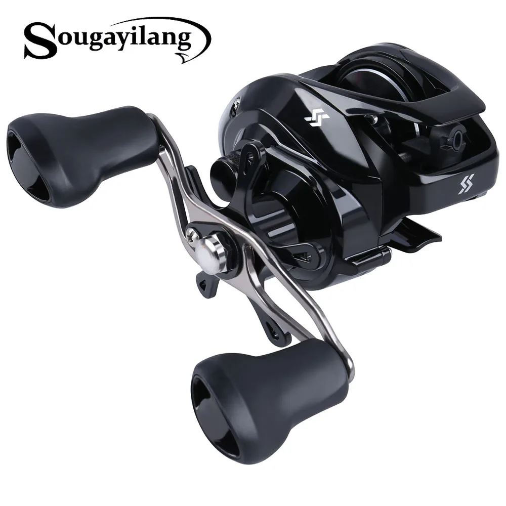 Sougayilang Baitcasting 12 + 1BB Карп Рыболовная Катушка влево/правой бас приманки литые
