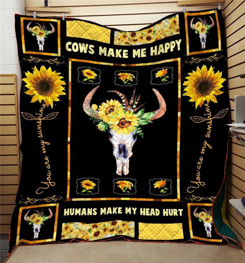 3D цифровое Клетчатое одеяло в виде подсолнуха пчелы с принтом "ты мой Солнечный свет", летнее крутое уютное одеяло, красивое летнее одеяло для кровати - Цвет: 4