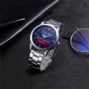 

Trump 2020 Men Watch Luxury Brand Keep America Great Fashion Creative Watches Waterproof Quartz Wristwatch Relogio Masculino