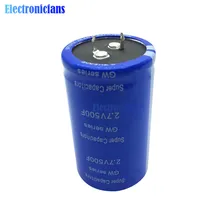 6 шт. 2,7 в 500F супер фарах конденсатор 60*35 мм может использоваться в качестве выпрямителя автомобиля низкая температура пусковой конденсатор Ultracapacitor