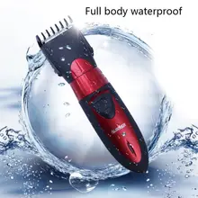 Прямая поставка и Профессиональный электрический триммер для волос перезаряжаемая машинка для стрижки волос Водонепроницаемая машинка для стрижки бороды Oct.25