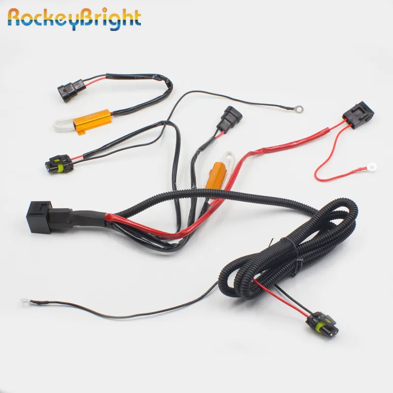 HID Relay Harness 12V HID Wiring Universal Relay Wiring Harness Conversion Kit for 9005 9006 9012 H1 H3 H4 H7 H8 H9 H11 H13