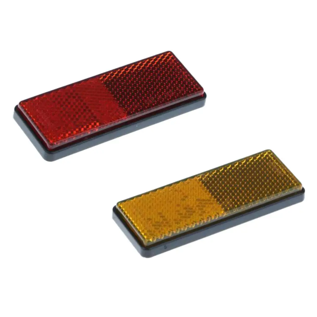 2 Pieces Universal Car Talier Motorcycle Reflector Light Reflective Strip