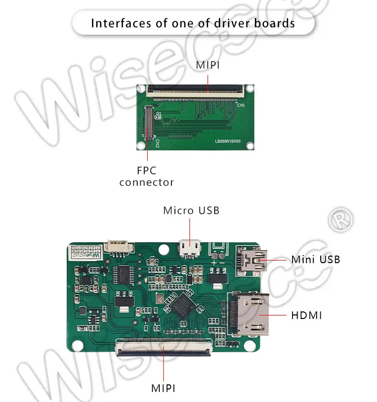 5,5 ''2k lcd 2560*1440 lcd экран с закаленным стеклом протектор Удаленная подсветка с hdmi доска для SLA DLP 3d принтера