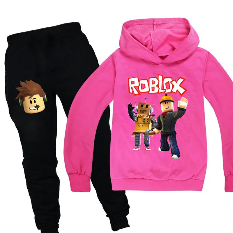 ROBLOX Leader/комплекты одежды для девочек Новинка Весенняя одежда активных Детская
