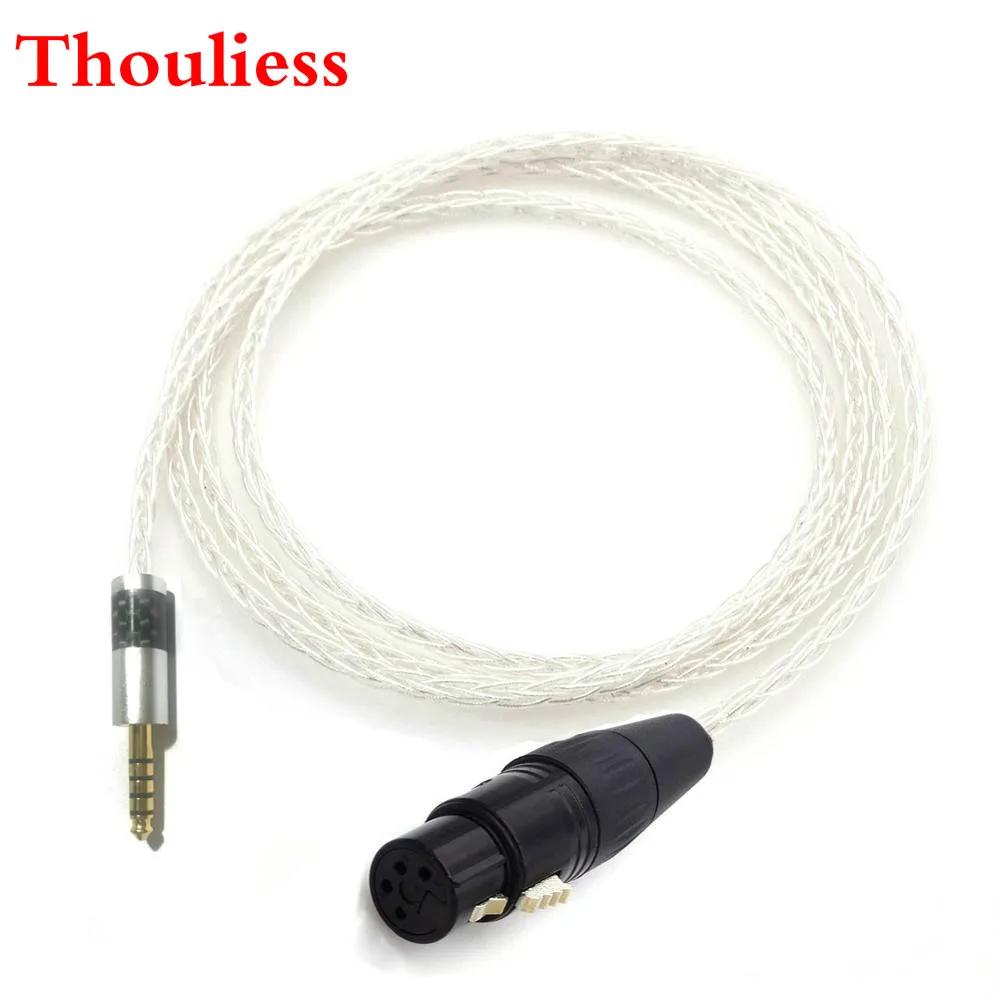 

Thouliess Hi-End 7N OCC Silver Plated 4.4mm Balanced Male to 4-Pin XLR Balanced Female Connect Audio Adapter Cable