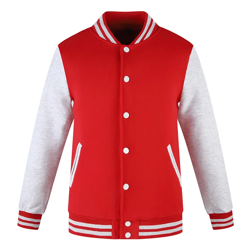red-white YOTEE осень и зима тренд логотип на заказ AG спортивная бейсбольная форма - Цвет: red-white