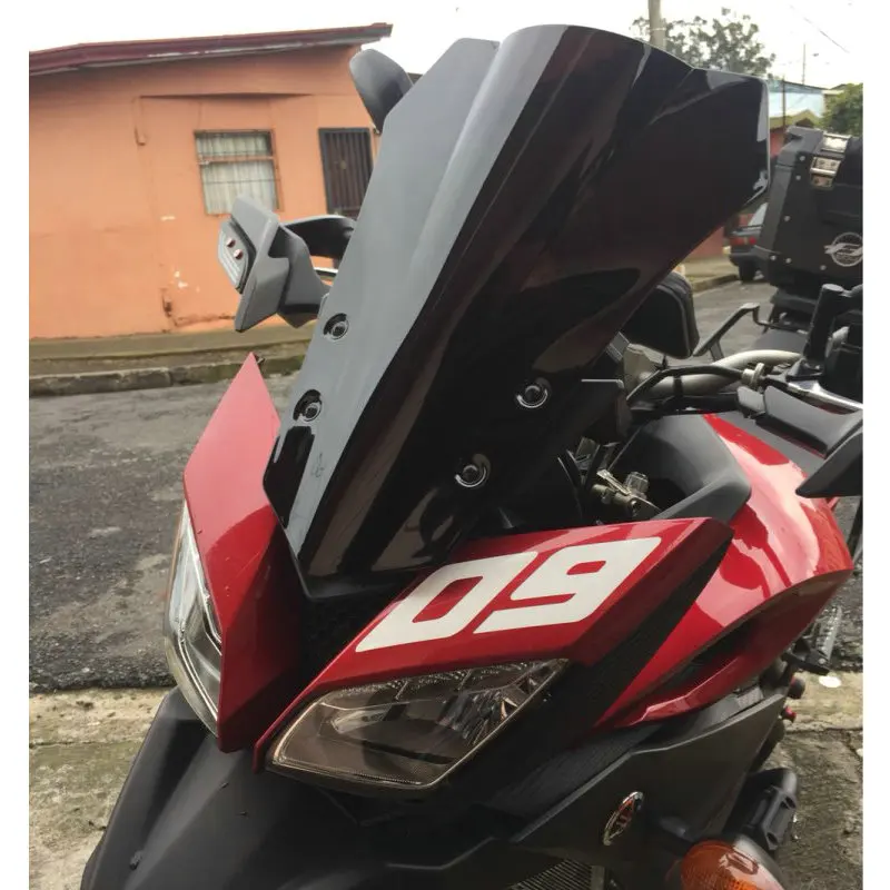 Ветровой экран для Yamaha Tracer MT-09 MT09 FJ-09 FJ09 MT FJ 09 ветровой экран дефлекторы ветрового стекла дым Иридиум - Цвет: Dark Smoke