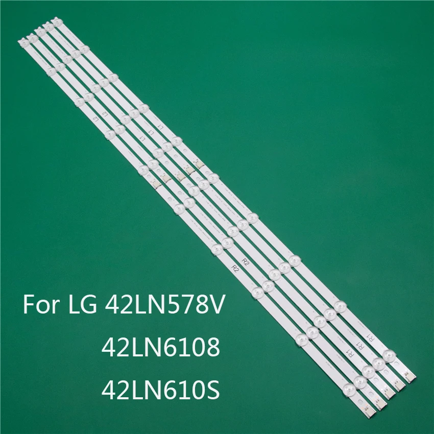 

LED TV Illumination Part For LG 42LN578V 42LN6108 42LN610S LED Bars Backlight Strips Line Ruler 42" ROW2.1 Rev 0.01 L1 R1 R2 L2