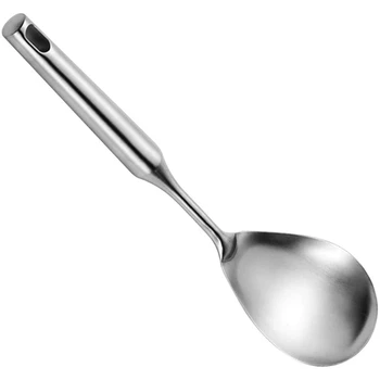 

Cooking Spoon,Stainless Steel Large Serving Spoons,Silver, 2 Pack