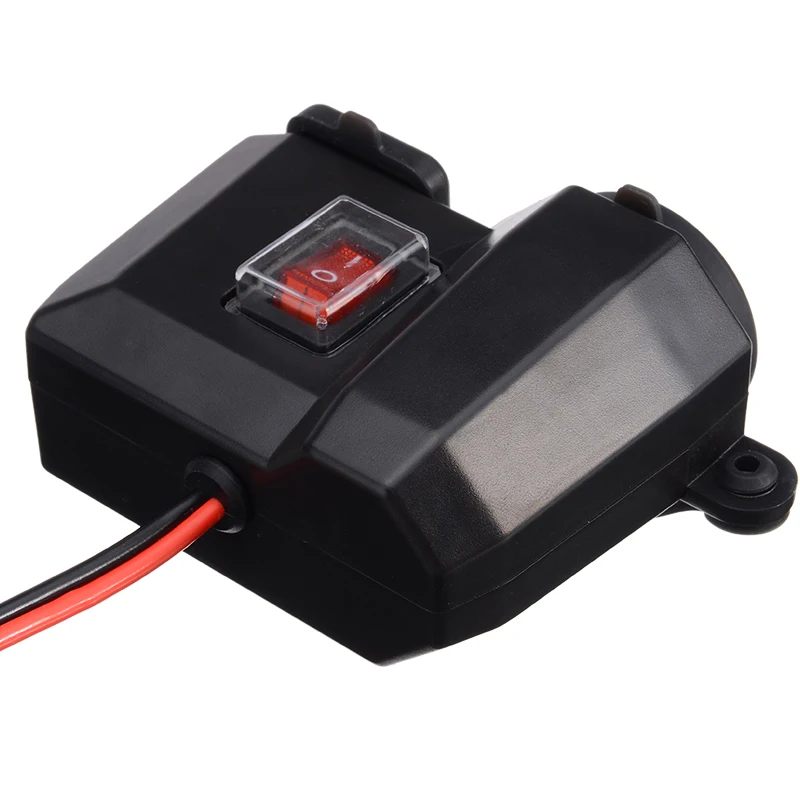 DC 5V 2.1A автомобильный лодочный мотоцикл двойной USB зарядное устройство красный светодиодный вольтметр Прикуриватель разъем для телефона gps