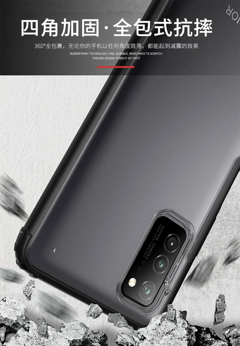 Полупрозрачный чехол Tigenkey для huawei Honor v30 V30Pro, разноцветный светильник, мягкий силиконовый чехол для Honor v30 V30Pro, чехол