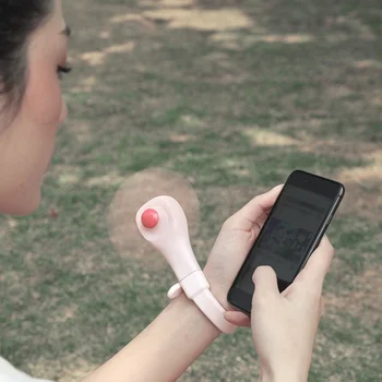 

MIni Variety Small Fan USB Portable Hand-held Portable Electric Fan Variety Small Fan Green Curved Handle Fan 1XM