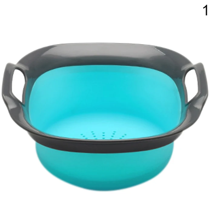Collapsible Colander Food Grade Silicone Kitchen Fruit Vegetable Strainer Basket Folding FP8