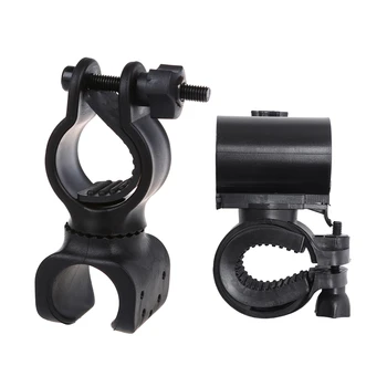 

2 Pcs 360 Rotation Flashlight Mount Holder Bike Cycling, 22-25mm & 2.7cm