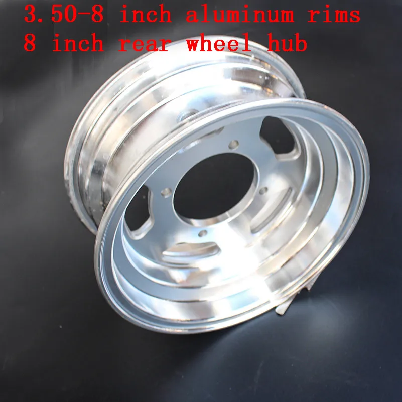 3.50-8'' rear rims for Monkey Bike Small Monkey Motorcycle Wheel Modified 8 Inch Electroplated hub Adaptable 130/50-8 tire tyre