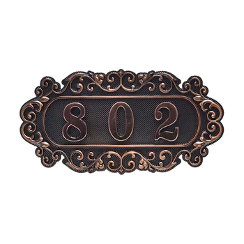 

Personalized Door Number Plaque with 14 Numbers, Self Adhesive Room Number Sign for Home Office,Apartment Students Dormitory 1