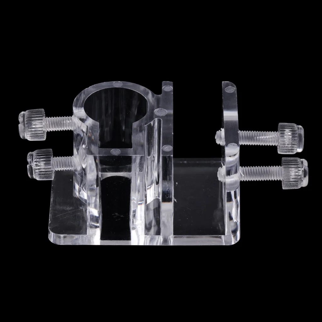 Aquarium Fish Tank Acrylic Pipe Tube Hose Fixing Clip Clamp Stand Holder