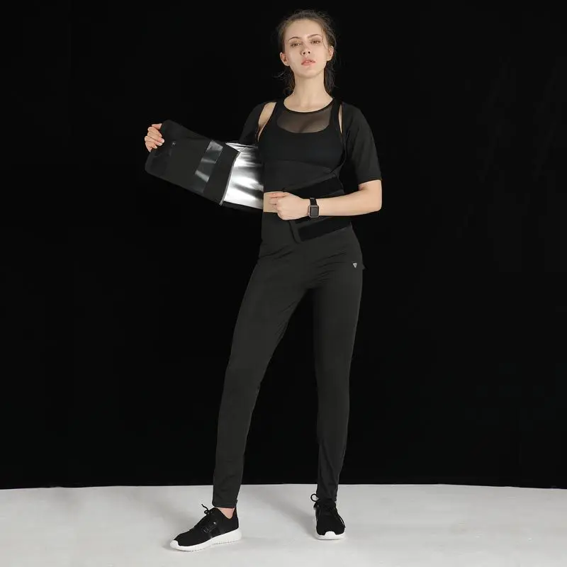 

Explosion Khan Service Sanua Clothes WOMEN'S Suit Sauna Sweat Inducing Clothes Sweating Clothing Sweat Pants AliExpress Two-Piec