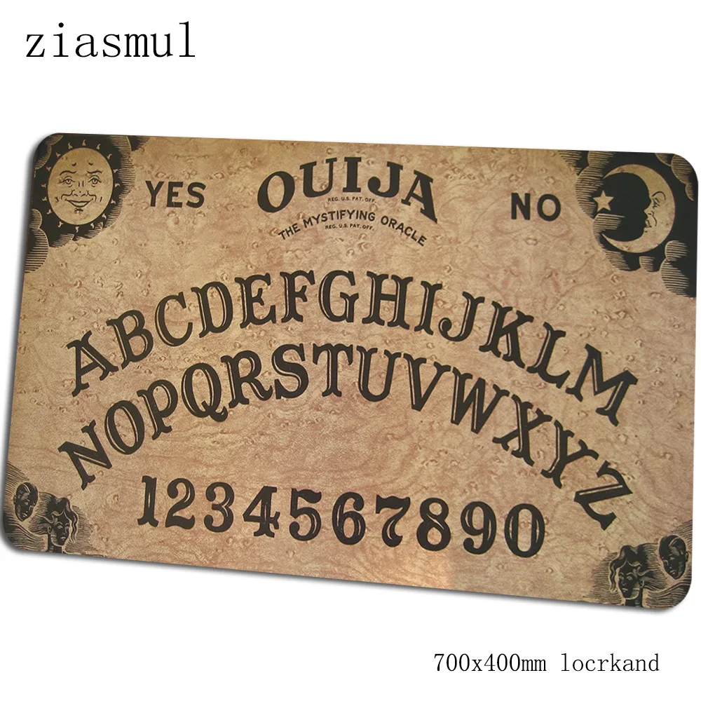 Ouija доска превосходный коврик для мыши компьютерный коврик 70x40 см Игровой Коврик Большой HD шаблон клавиатура со встроенной мышью игры pc геймер стол - Цвет: Size 700x400x2mm