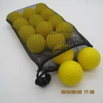 

15/pack office and home Practice Yellow foam Golf Balls