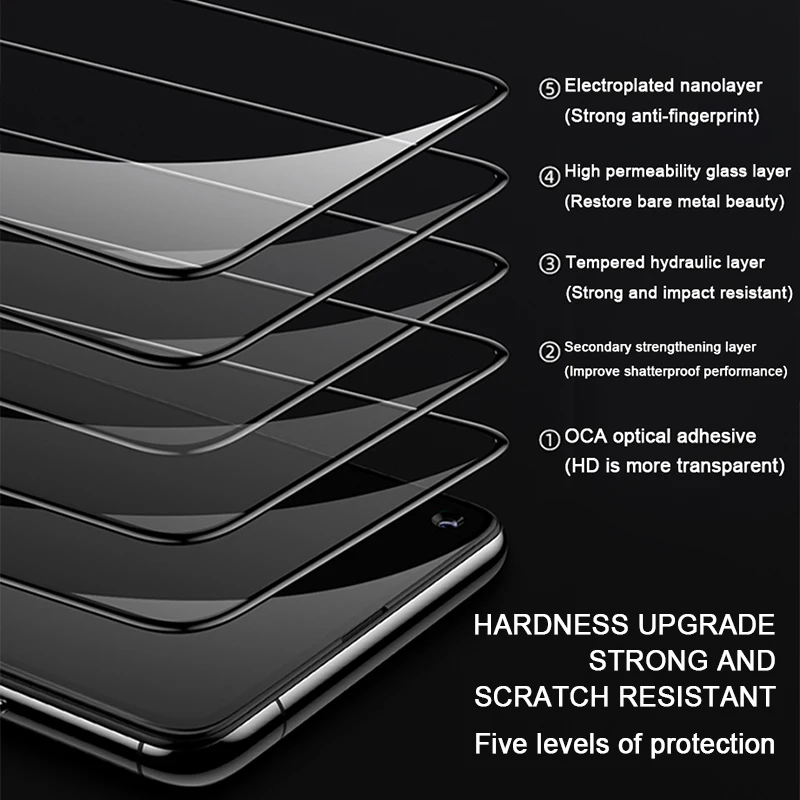 200D полное покрытие стекло для huawei Honor 20 Pro 8 9 10 lite закаленное стекло для Honor 10i 8x9 V10 v20 Защитная пленка для экрана