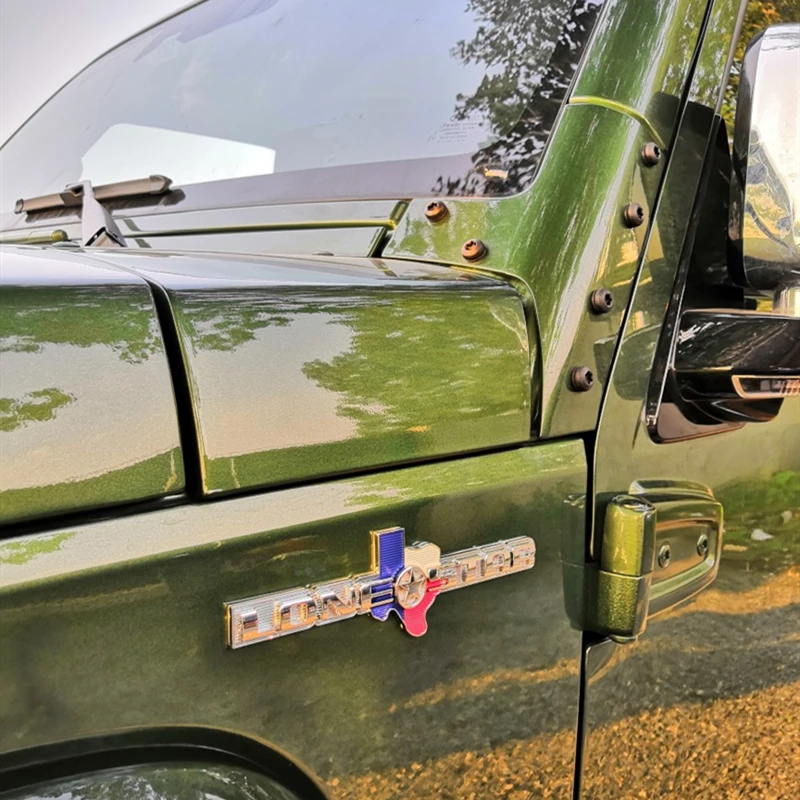 Автомобильная эмблема, наклейка на багажник для Jeep Lone компас со звездой Патриот Чероки Liberty Renegade Wrangler, алюминиевая Автомобильная наклейка