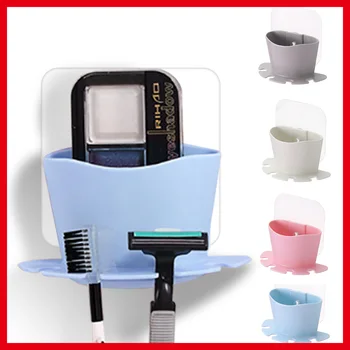 

4 Racks Multifuction Toothbrush Holder for Bathroom Kitchen Family Holder Toothpasts Suction Holder Wall Stand Hook