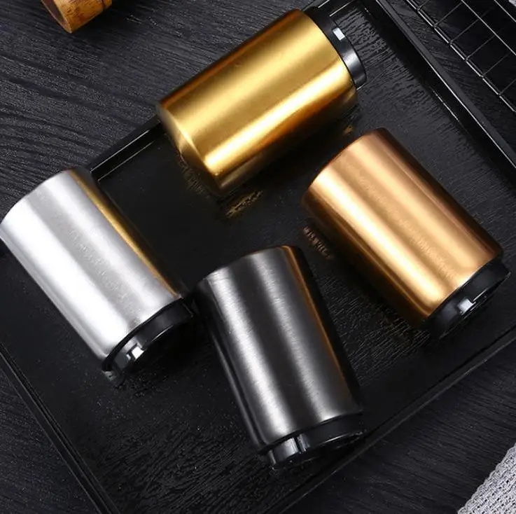 

Abridor Automtico De Botellas De Cerveza, Acero Inoxidable, Prensa Creativa, Venta Al Por Mayor 50 Unids/lote