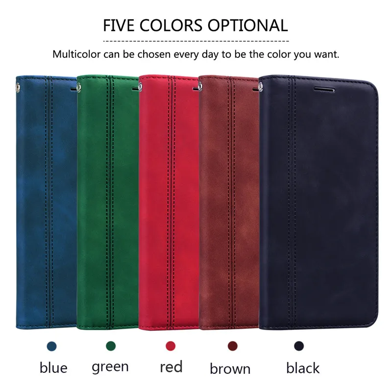 Case For Samsung Galaxy A10 A 10s A105F Luxury Business Magnetic Flip Book Leather Wallet Case