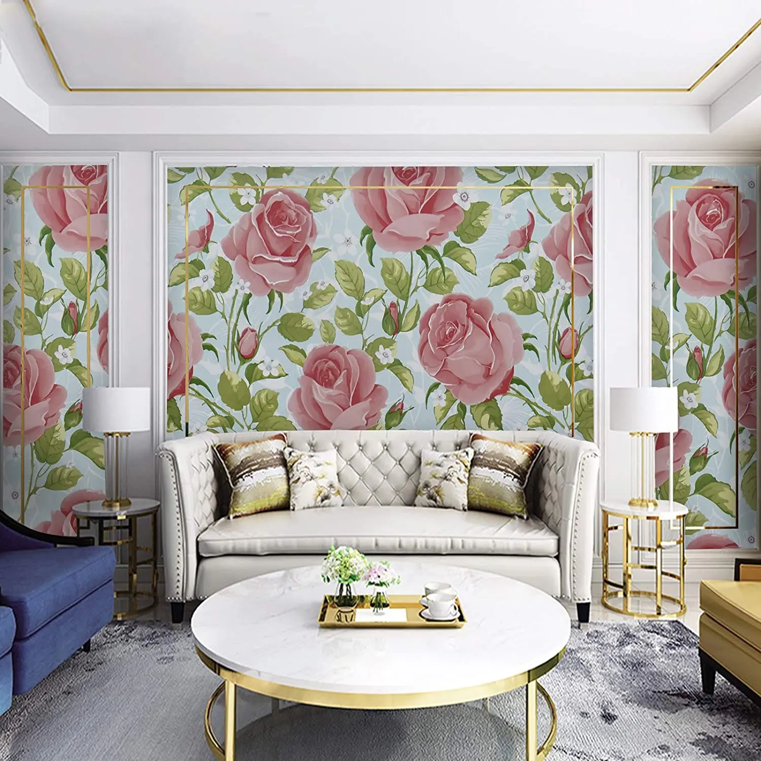 Soft Rose in Peach Pink Shades – Gratis bezorgd fotobehang van de hoogste  kwaliteit – Photowall, image size:1500x1500