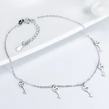 Новые продукты тонкий серебряный браслет на ногу AliExpress Горячая аксессуаров мульти-комбинация ножной браслет S925 Серебряный крест борд