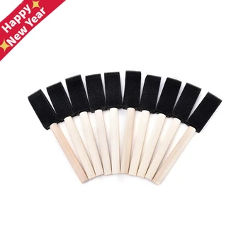 

10Pcs/set Sponge Paint Brush Toys Wooden Handle Seal Sponge Brushes Kids Children Drawing Painting Graffiti Tools School Supply