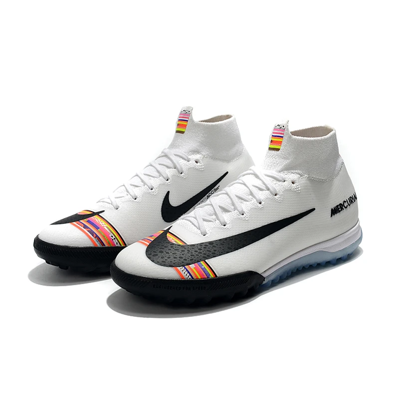 Nike Mercurial SuperflyX VI 360 Elite TF футбольные бутсы Euphoria Pack кроссовки мужские синие бутсы