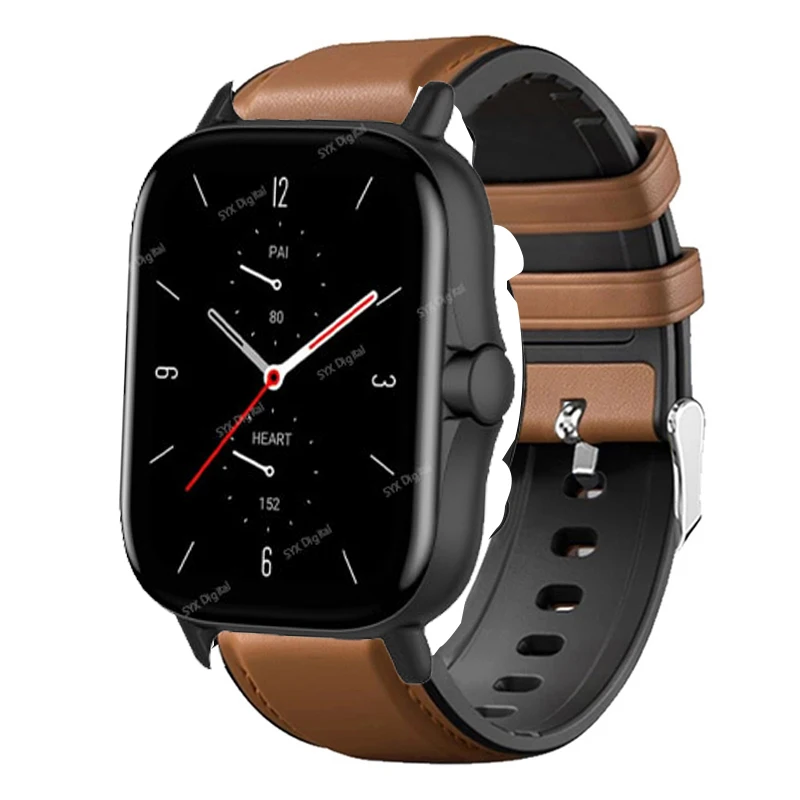 

Сменный ремешок для умных часов Amazfit GTS, силиконовый кожаный браслет 20 мм, ремешок для часов Huami Amazfit GTS 2 2E GTS2 Mini Correa