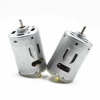 

545 DC Motor DC12-24V Low Speed Motor with Strong Magnetic Carbon Brush Small Motor DC24V 4000rpm, Shaft Diameter 3.17mm