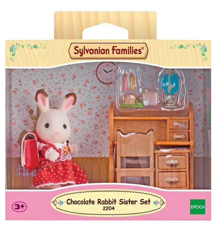 Sylvanian Families игрушка лес Шоколад Кролик сестренка мебель набор игровой дом для девочек кукла 5016