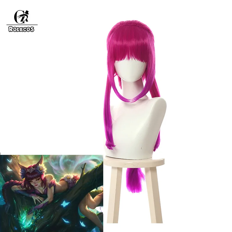 

ROLECOS Game LOL Cosplay Hair Ahir Long Hair Heat Resistant Synthetic Cosplay Hair